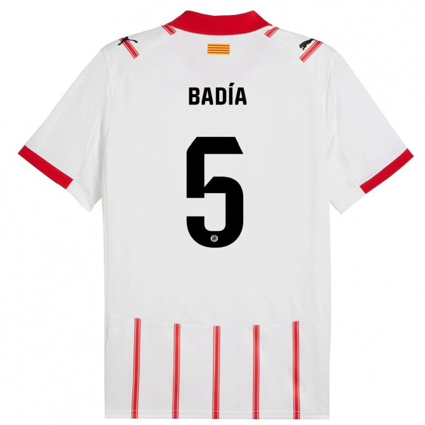 Danxen Men Guillem Badia #5 White Red Home Jersey 2025/26 T-Shirt