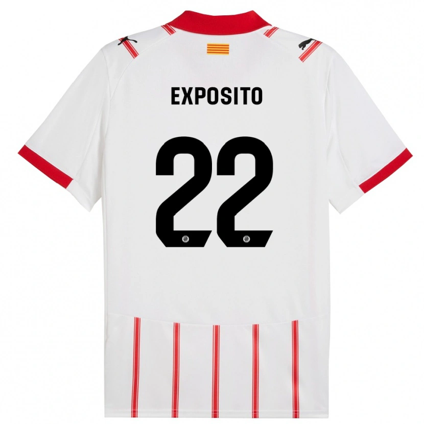Danxen Men Samu Expósito #22 White Red Home Jersey 2025/26 T-Shirt