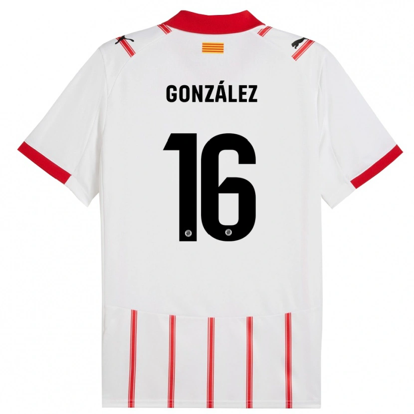 Danxen Men Lau González #16 White Red Home Jersey 2025/26 T-Shirt