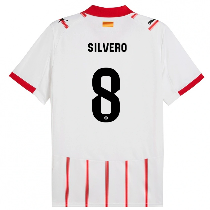 Danxen Men Pol Silvero #8 White Red Home Jersey 2025/26 T-Shirt