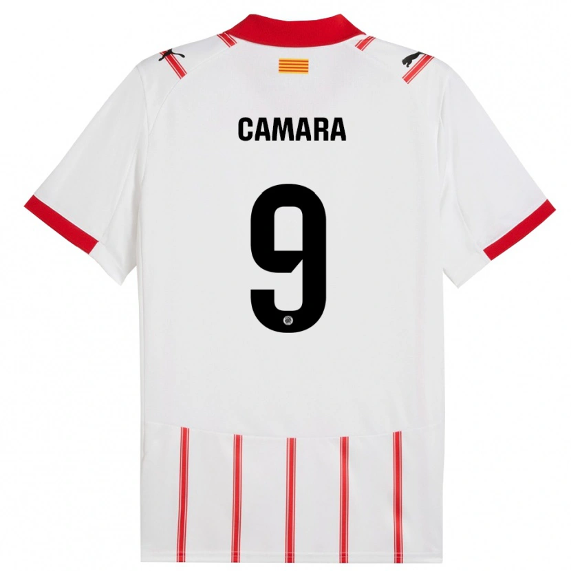 Danxen Men Dawda Camara #9 White Red Home Jersey 2025/26 T-Shirt