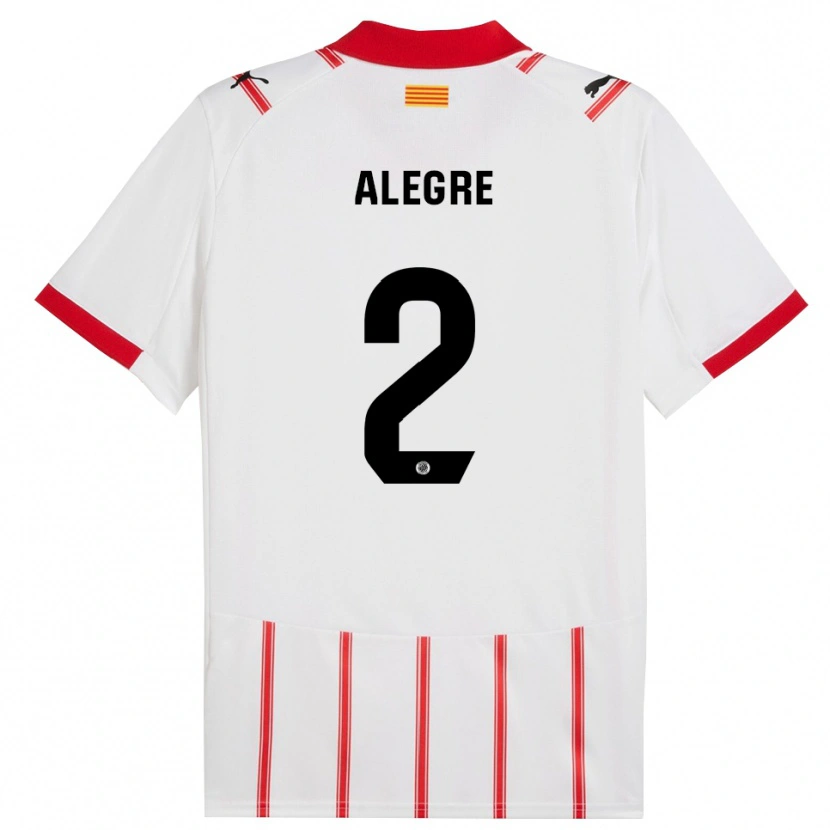 Danxen Men Marc Alegre #2 White Red Home Jersey 2025/26 T-Shirt