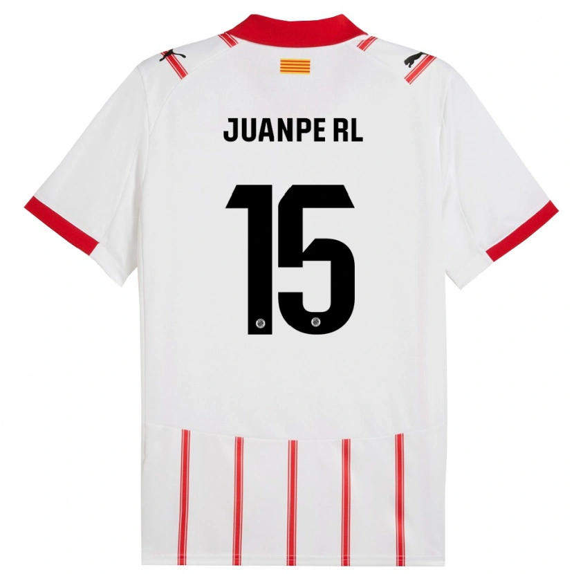 Danxen Men Juanpe #15 White Red Home Jersey 2025/26 T-Shirt