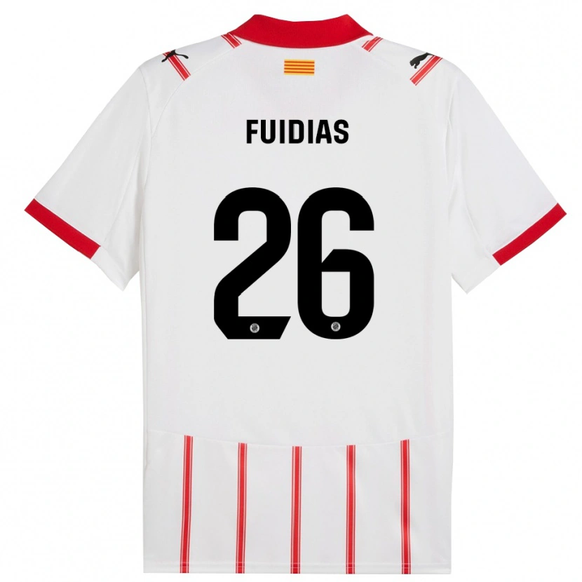 Danxen Men Toni Fuidias #26 White Red Home Jersey 2025/26 T-Shirt