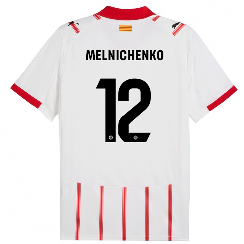 Danxen Men Dmytro Melnichenko #12 White Red Home Jersey 2025/26 T-Shirt