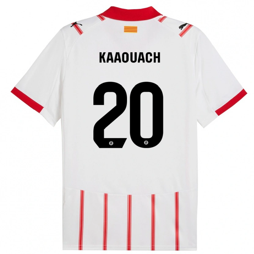 Danxen Men Nabil Kaaouach #20 White Red Home Jersey 2025/26 T-Shirt