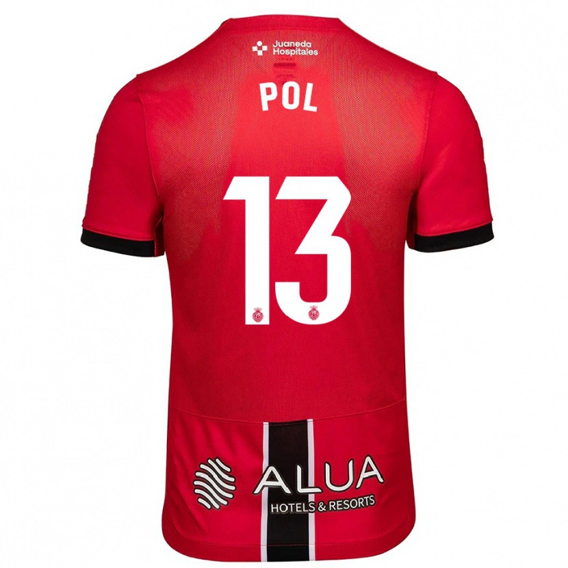 Danxen Men Joan Pol #13 Red Black Home Jersey 2025/26 T-Shirt