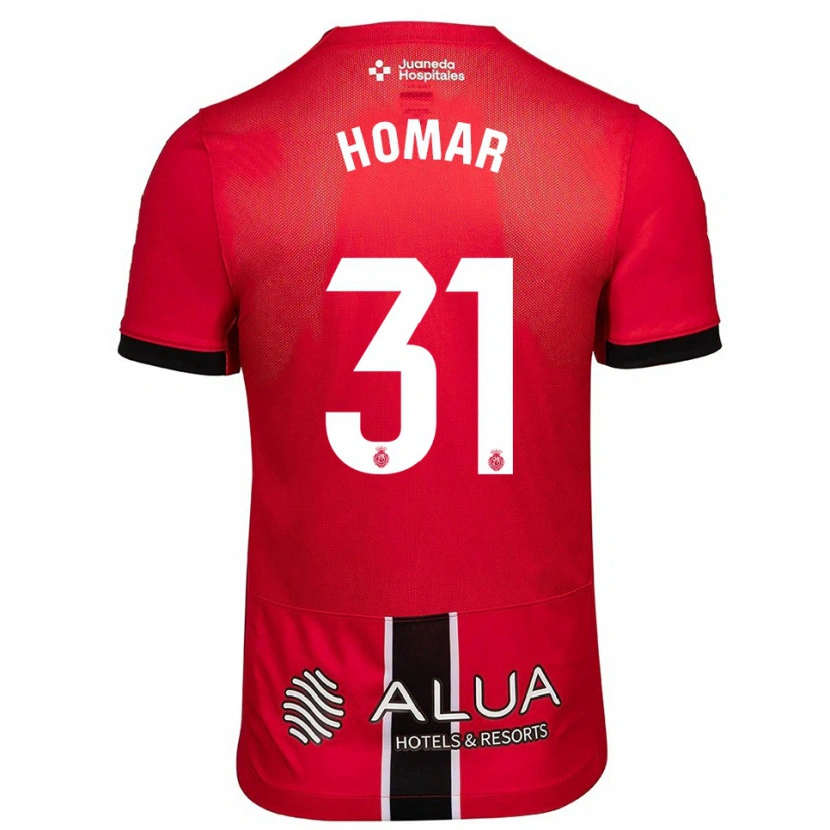 Danxen Men Gaspar Homar #31 Red Black Home Jersey 2025/26 T-Shirt