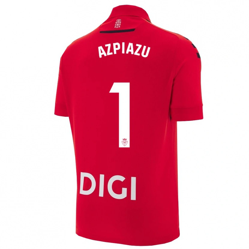 Danxen Men Nahia Azpiazu Moreno #1 Red Black Home Jersey 2025/26 T-Shirt