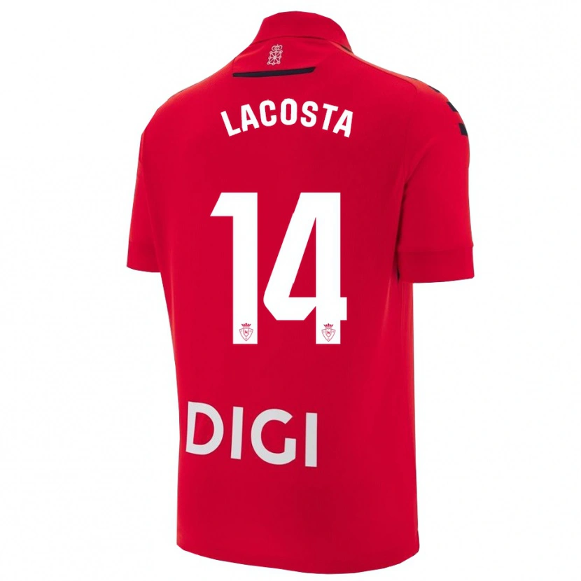 Danxen Men Iara Lacosta Sanchez #14 Red Black Home Jersey 2025/26 T-Shirt