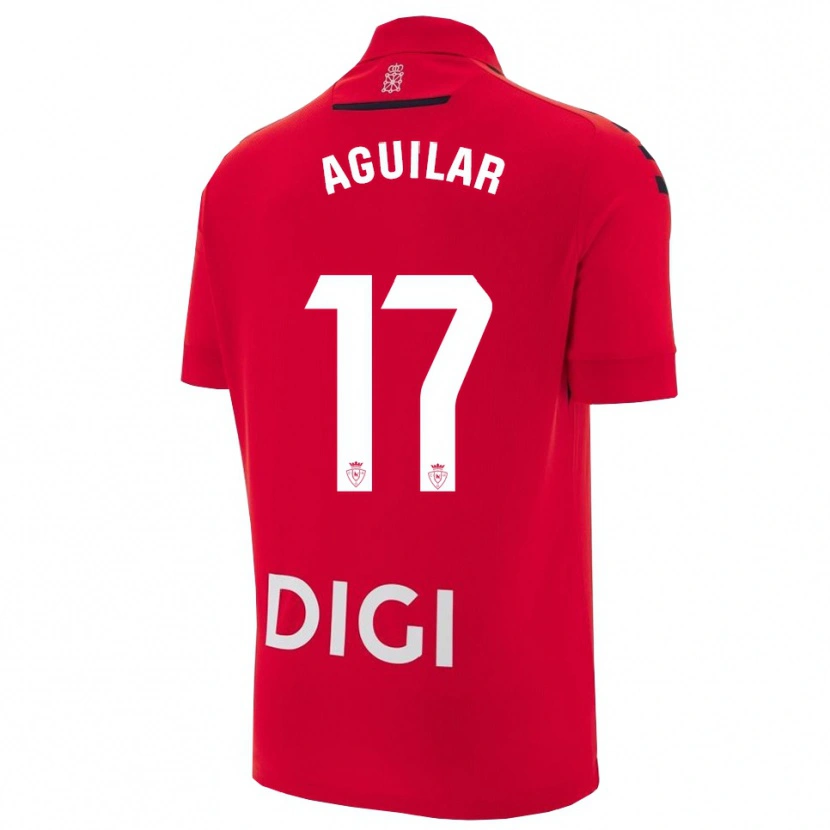 Danxen Men Eneko Aguilar #17 Red Black Home Jersey 2025/26 T-Shirt