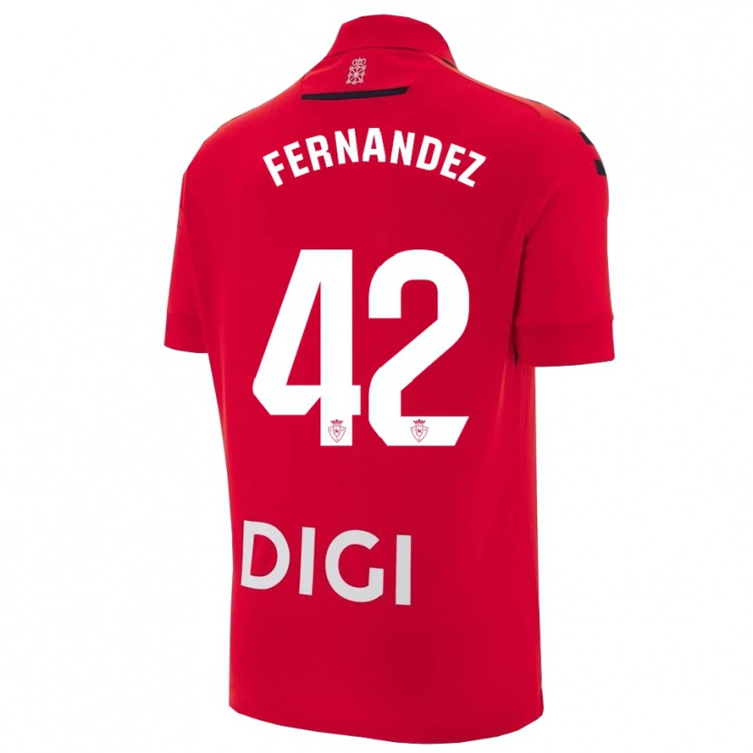 Danxen Men Rafa Fernández #42 Red Black Home Jersey 2025/26 T-Shirt