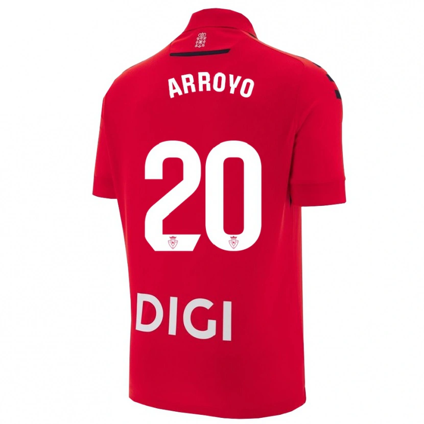 Danxen Men Roberto Arroyo #20 Red Black Home Jersey 2025/26 T-Shirt