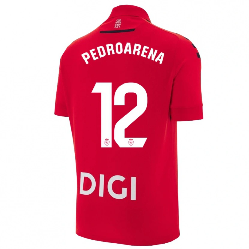 Danxen Men Martin Pedroarena #12 Red Black Home Jersey 2025/26 T-Shirt