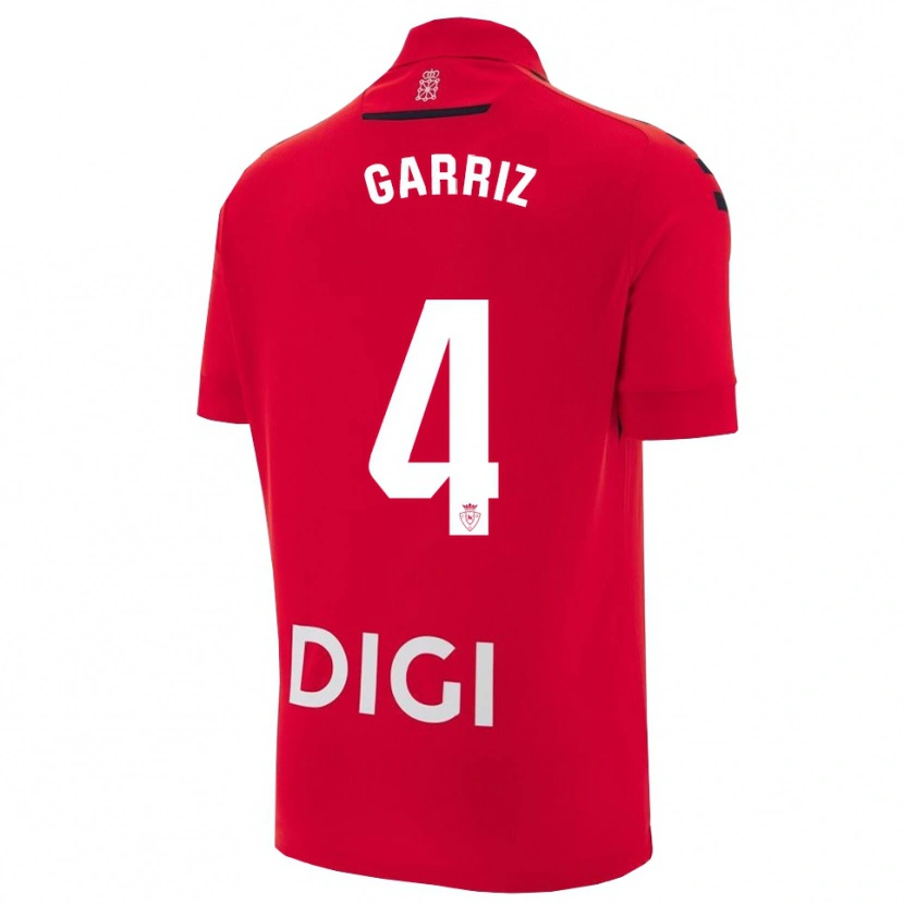 Danxen Men Ibaider Garriz #4 Red Black Home Jersey 2025/26 T-Shirt