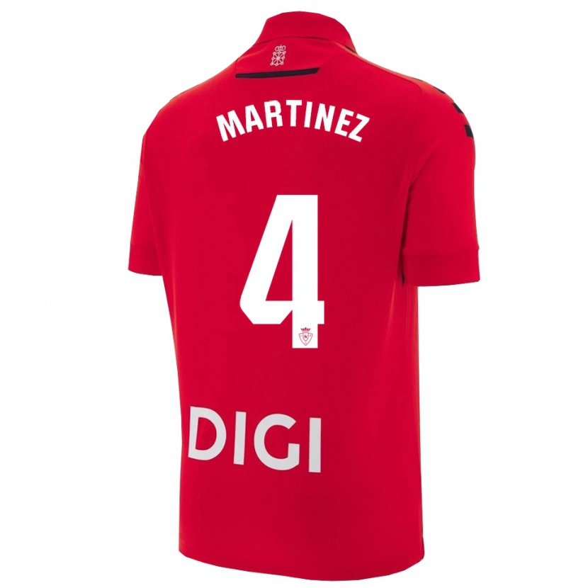 Danxen Men Vera Martínez Viota #4 Red Black Home Jersey 2025/26 T-Shirt
