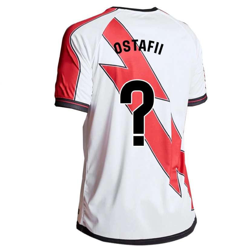 Danxen Men David Ostafii #0 White Red Home Jersey 2025/26 T-Shirt