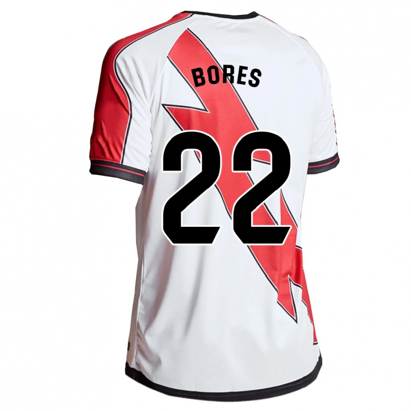 Danxen Men María Bores #22 White Red Home Jersey 2025/26 T-Shirt