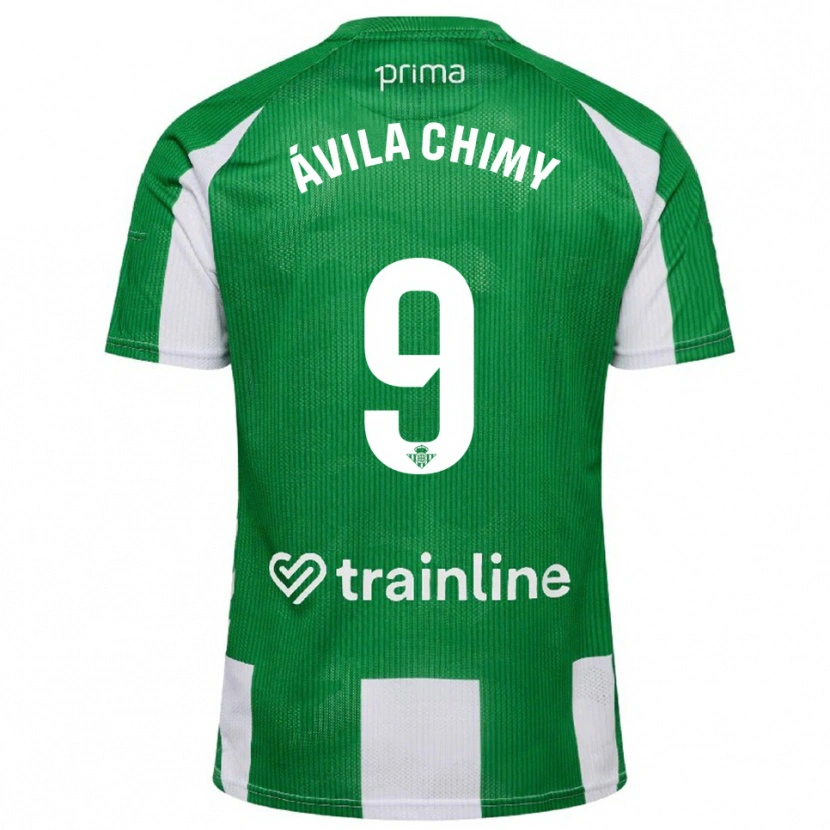 Danxen Men Chimy Ávila #9 Green White Home Jersey 2025/26 T-Shirt