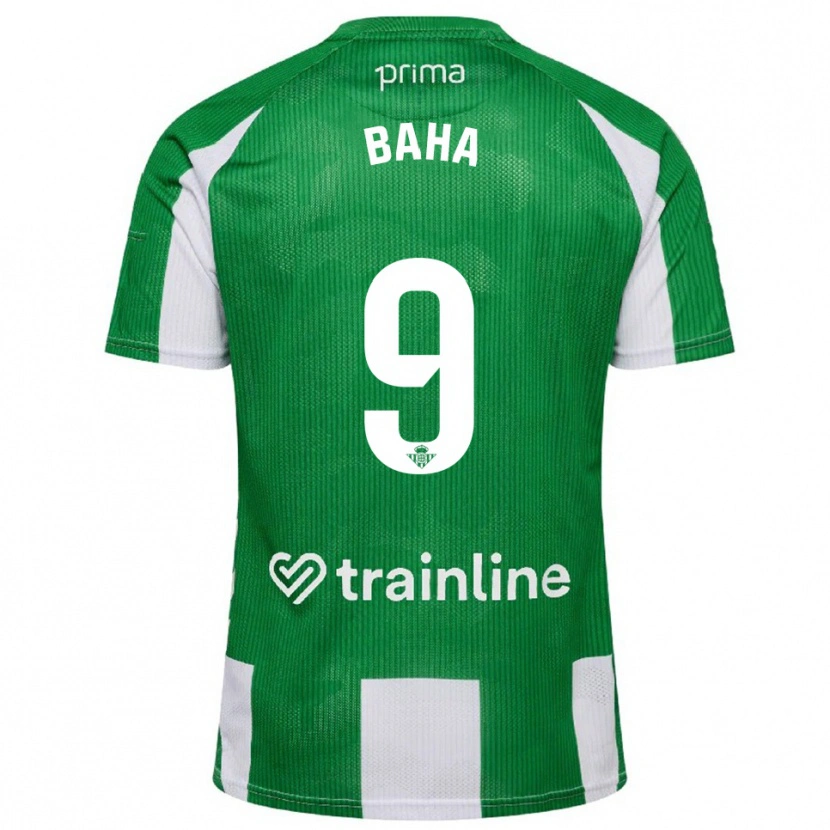 Danxen Men Ziyad Baha #9 Green White Home Jersey 2025/26 T-Shirt