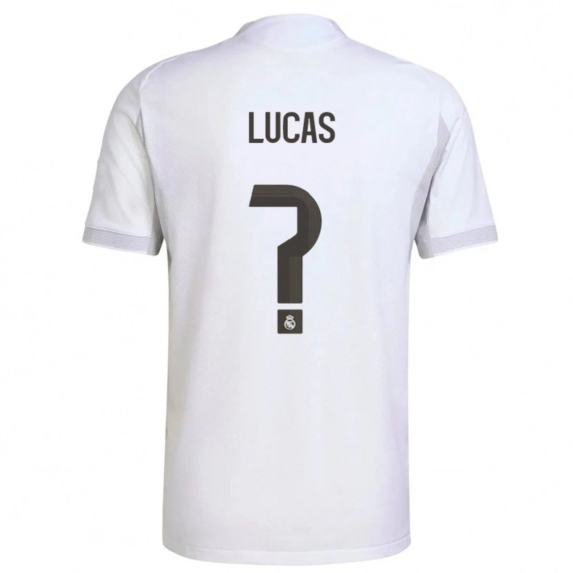 Danxen Men Nestor Lucas #0 White Yellow Home Jersey 2025/26 T-Shirt