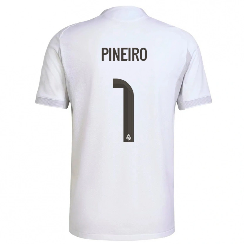Danxen Men Diego Pineiro #1 White Yellow Home Jersey 2025/26 T-Shirt