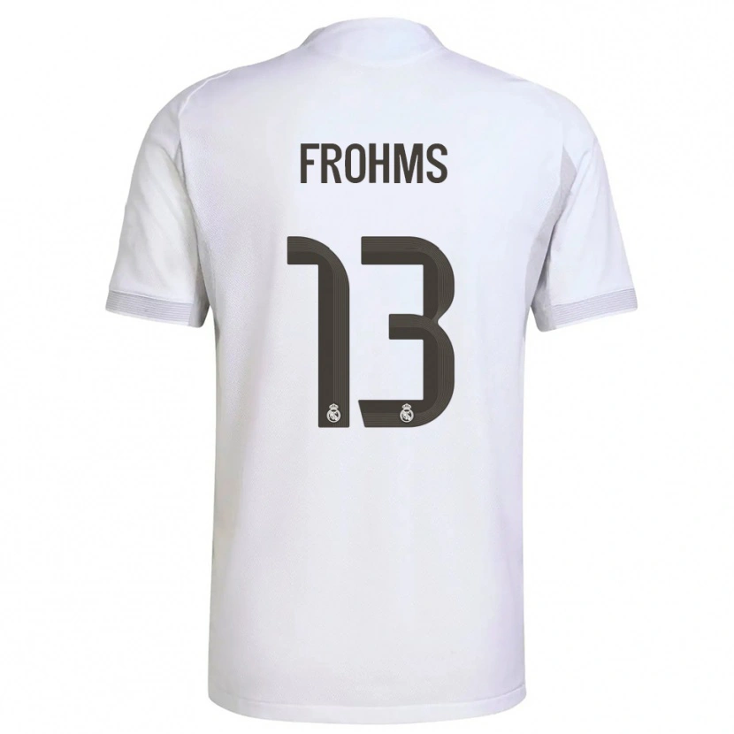 Danxen Men Merle Frohms #13 White Yellow Home Jersey 2025/26 T-Shirt