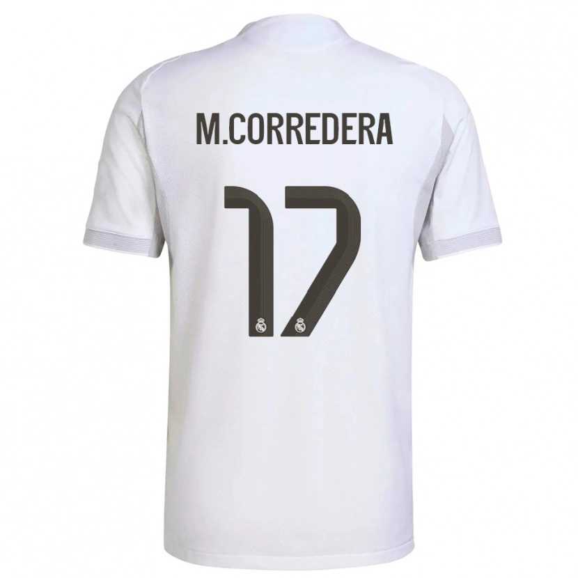 Danxen Men Marta Corredera #17 White Yellow Home Jersey 2025/26 T-Shirt