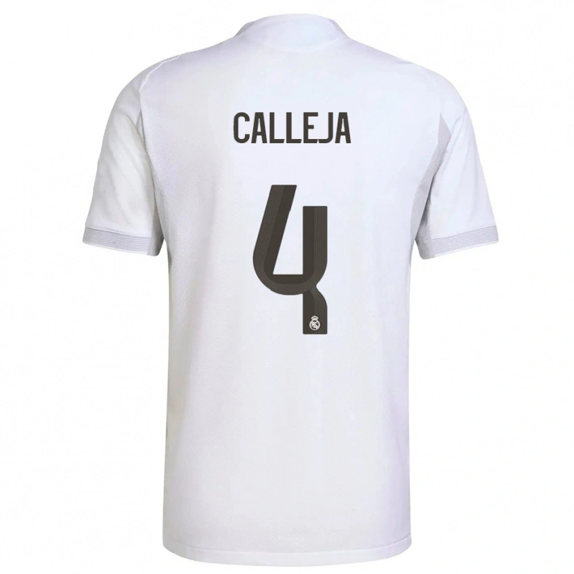 Danxen Men Jaime Calleja #4 White Yellow Home Jersey 2025/26 T-Shirt