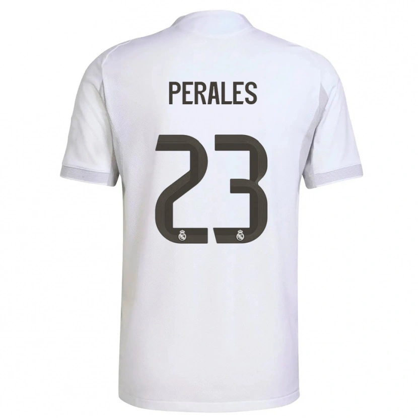 Danxen Men Miguel Perales #23 White Yellow Home Jersey 2025/26 T-Shirt
