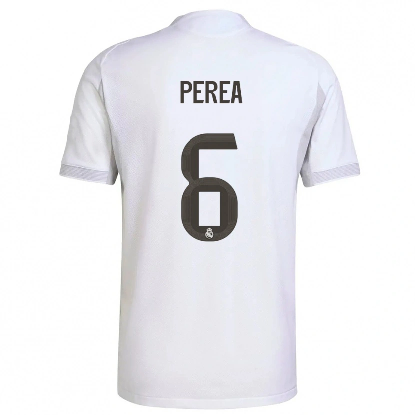 Danxen Men Cristian Perea #6 White Yellow Home Jersey 2025/26 T-Shirt