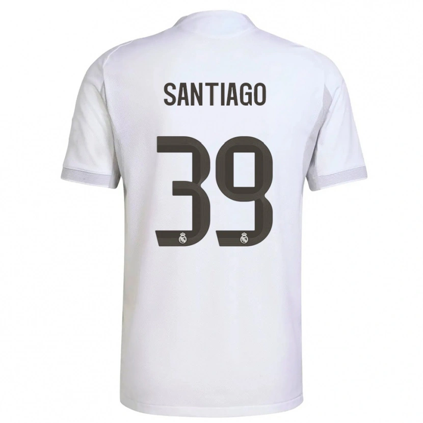 Danxen Men Aimar Santiago #39 White Yellow Home Jersey 2025/26 T-Shirt