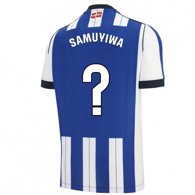 Danxen Men Santino Samuyiwa #0 Blue White Home Jersey 2025/26 T-Shirt