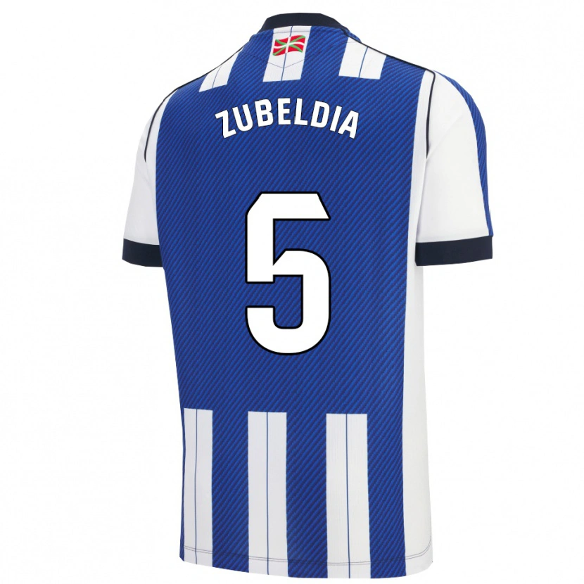 Danxen Men Igor Zubeldia #5 Blue White Home Jersey 2025/26 T-Shirt
