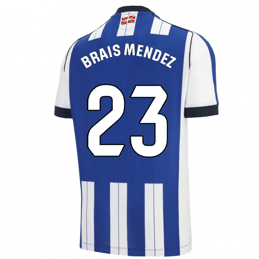 Danxen Men Brais Méndez #23 Blue White Home Jersey 2025/26 T-Shirt
