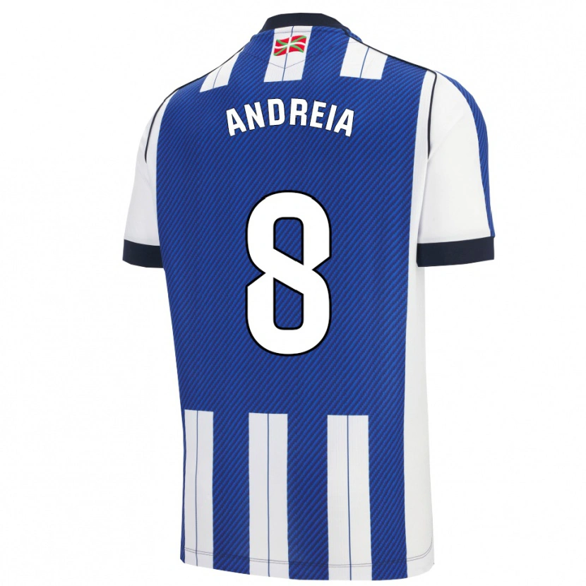 Danxen Men Andreia Jacinto #8 Blue White Home Jersey 2025/26 T-Shirt