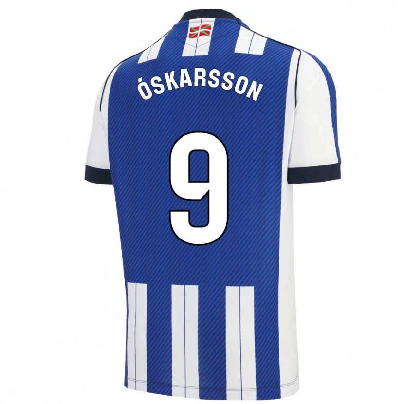 Danxen Men Orri Óskarsson #9 Blue White Home Jersey 2025/26 T-Shirt
