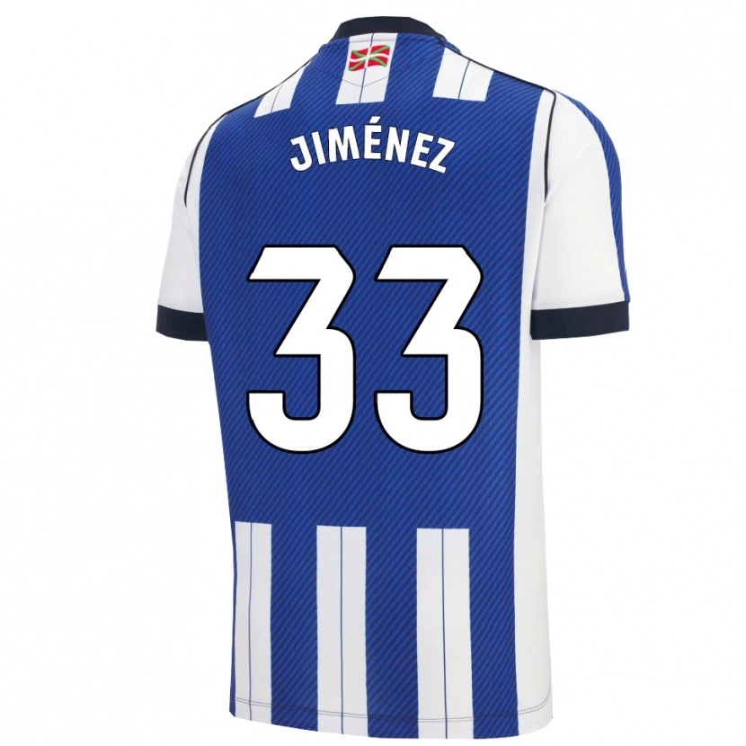 Danxen Men Javier Jiménez #33 Blue White Home Jersey 2025/26 T-Shirt