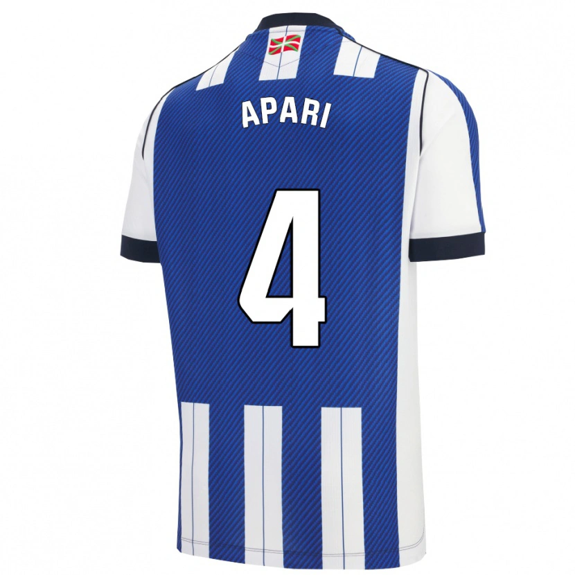 Danxen Men Nahia Aparicio #4 Blue White Home Jersey 2025/26 T-Shirt