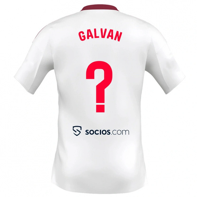 Danxen Men Arnaudis Galván #0 White Red Home Jersey 2025/26 T-Shirt