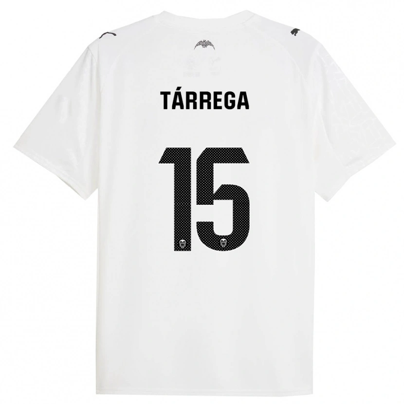 Danxen Men César Tárrega #15 White Black Home Jersey 2025/26 T-Shirt