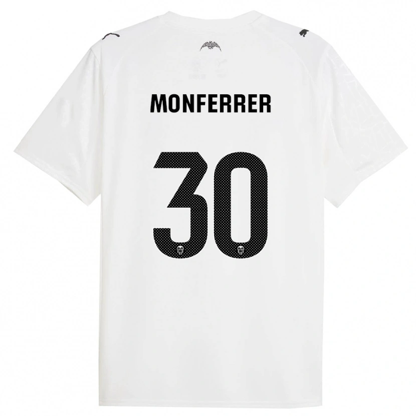 Danxen Men Miguel Monferrer #30 White Black Home Jersey 2025/26 T-Shirt