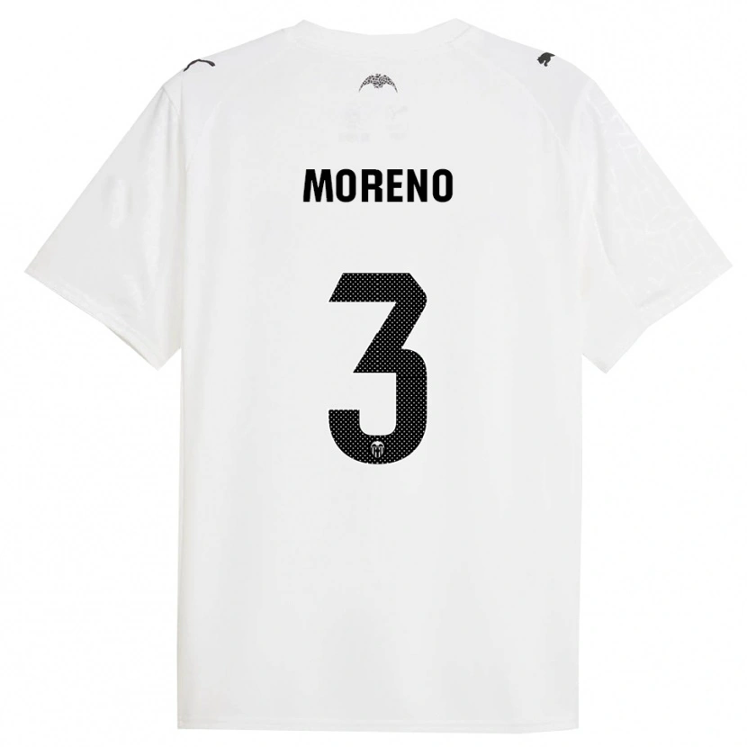 Danxen Men Diego Moreno #3 White Black Home Jersey 2025/26 T-Shirt