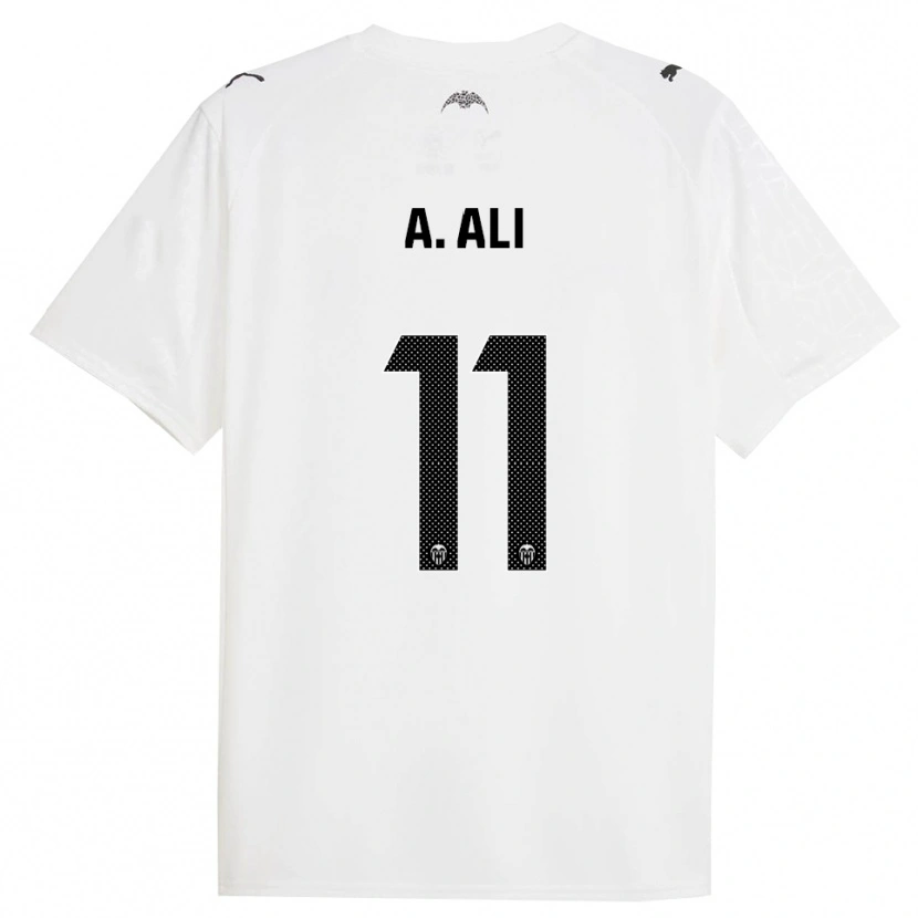 Danxen Men Amirah Ali #11 White Black Home Jersey 2025/26 T-Shirt
