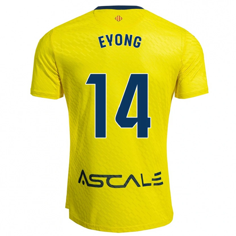 Danxen Men Etta Eyong #14 Yellow Navy Home Jersey 2025/26 T-Shirt