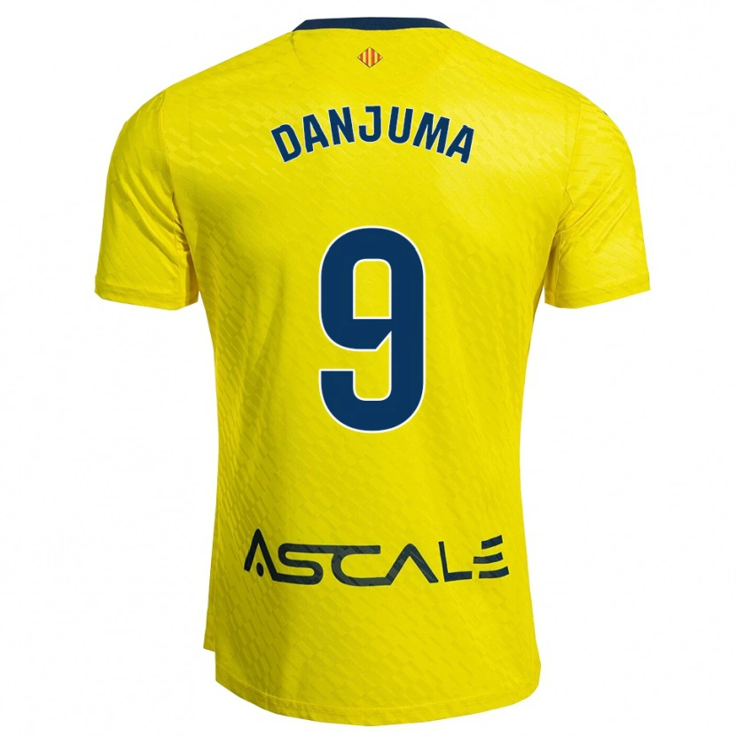 Danxen Men Arnaut Danjuma #9 Yellow Navy Home Jersey 2025/26 T-Shirt