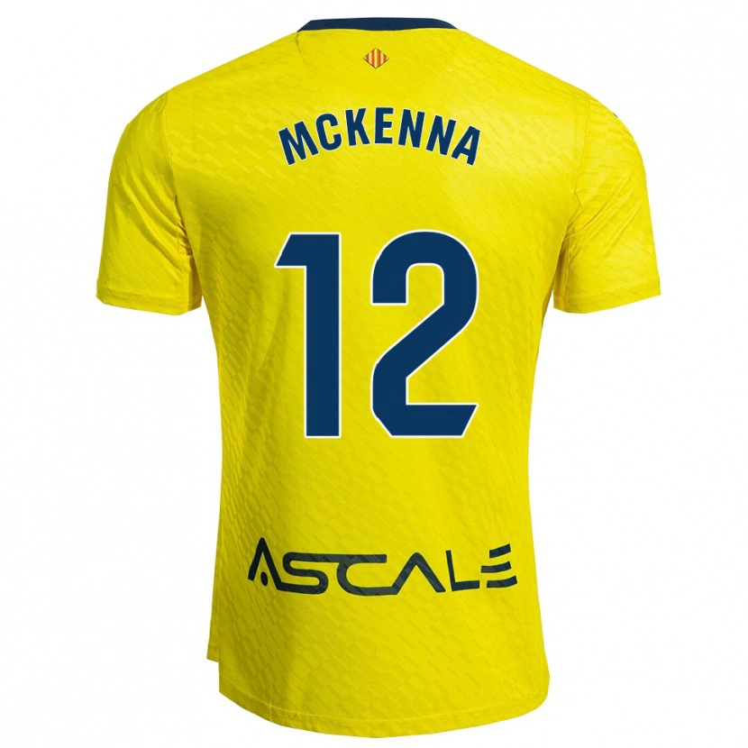Danxen Men Kayla Mckenna #12 Yellow Navy Home Jersey 2025/26 T-Shirt