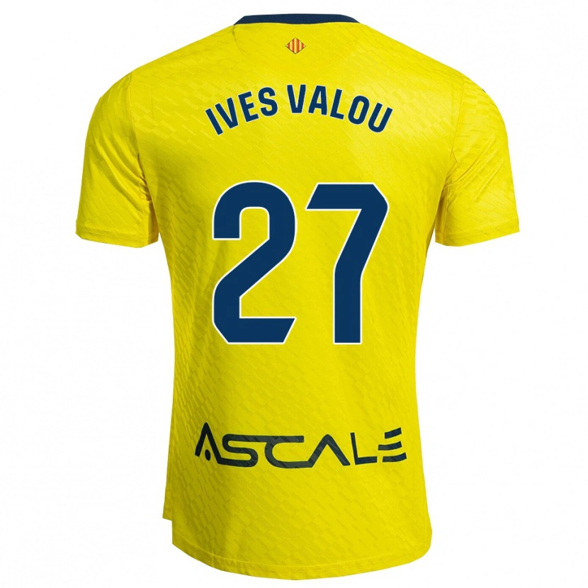 Danxen Men Jean Ives Valou #27 Yellow Navy Home Jersey 2025/26 T-Shirt