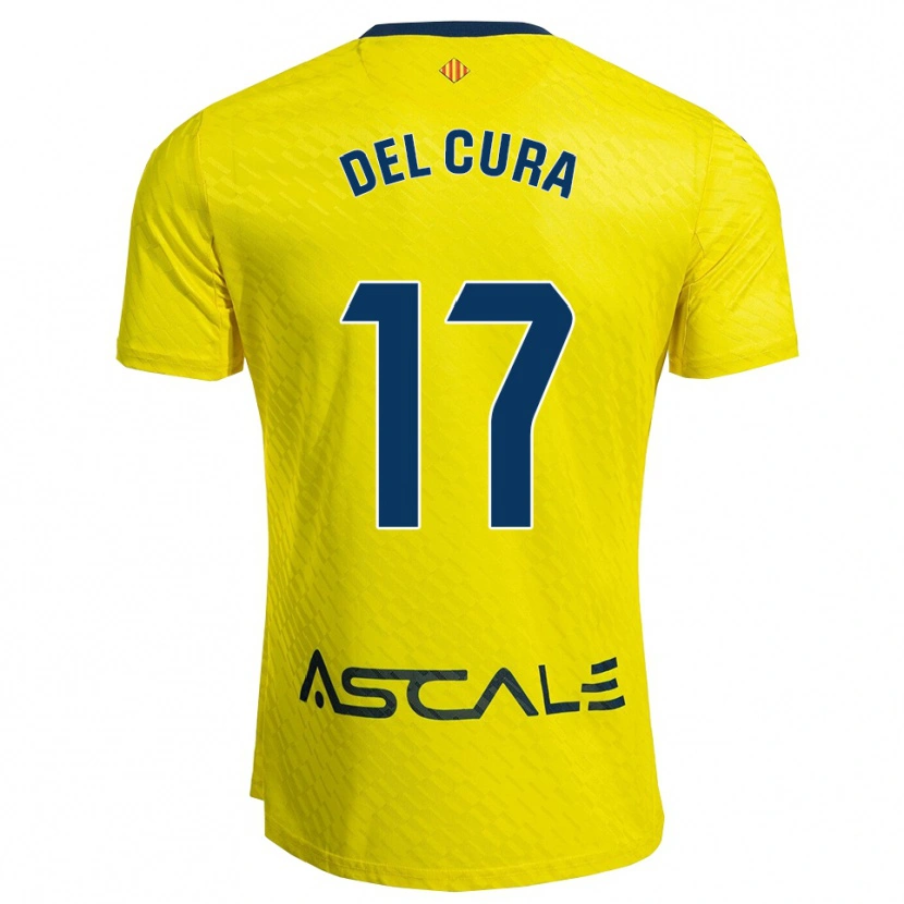 Danxen Men Unax Del Cura #17 Yellow Navy Home Jersey 2025/26 T-Shirt