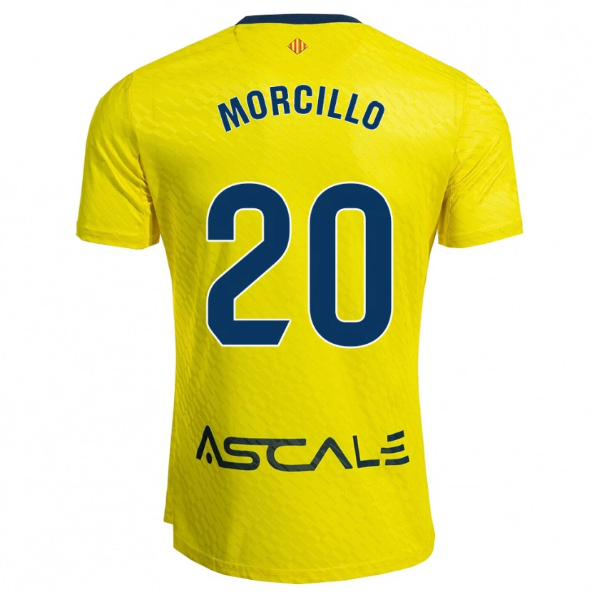 Danxen Men Raquel Morcillo #20 Yellow Navy Home Jersey 2025/26 T-Shirt